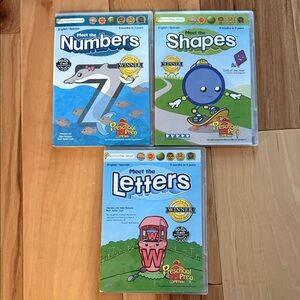 Adidas Kids Learning DVD Set - Blue, Green, Pink